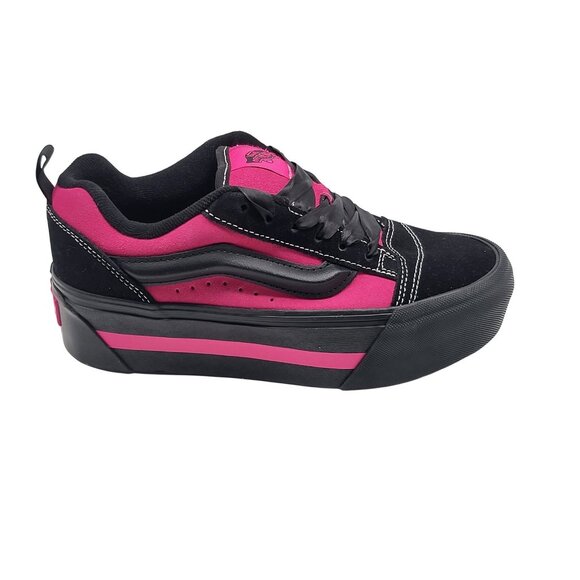 Vans Knu Stack Shoes Womens Size 6.5 Platform Old Skool Skate Extra‎ Laces - Picture 1 of 10